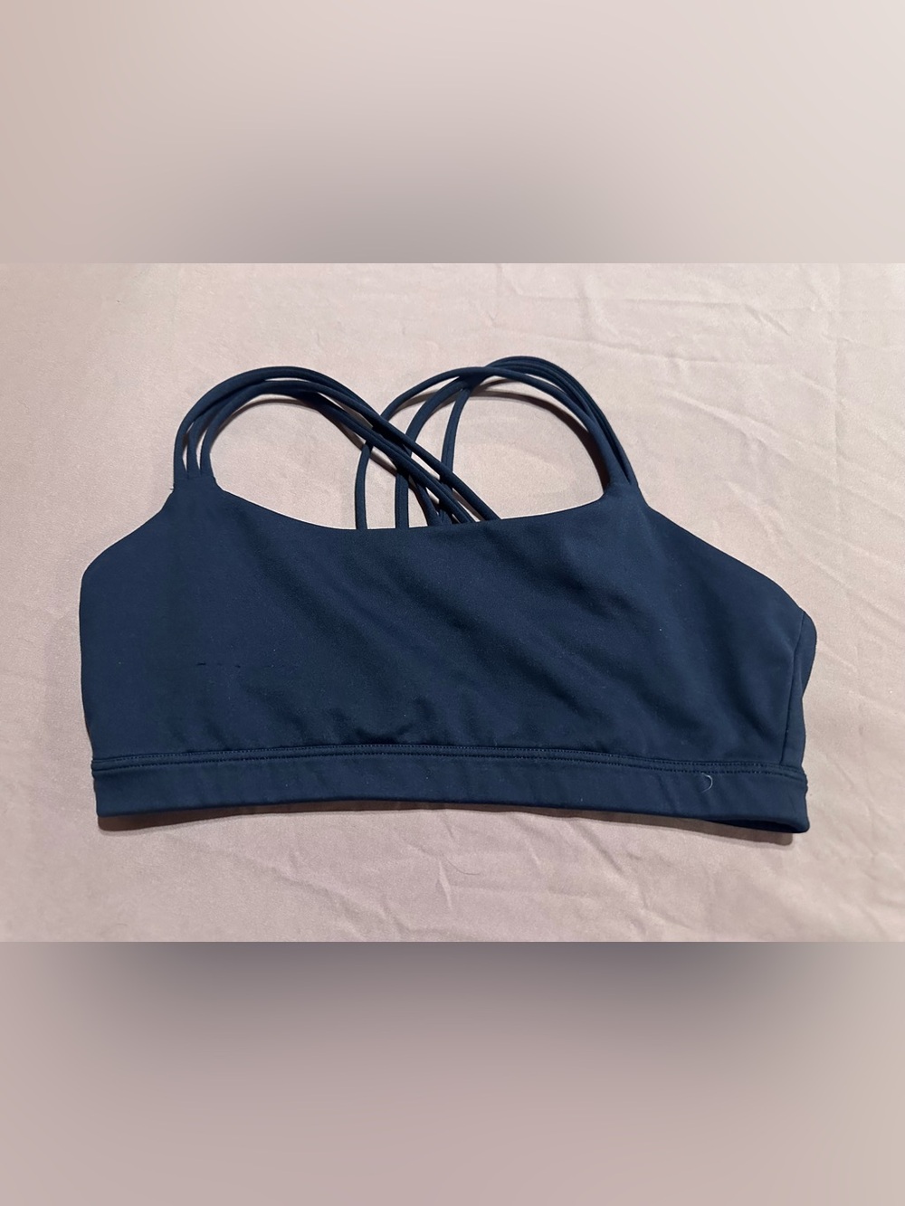 GAP Fit Navy Strappy Sports Bralette, Small